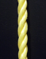 Twisted polypropylene, yellow